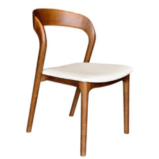 PIPER DINING CHAIR BROWN