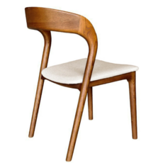 PIPER DINING CHAIR BROWN