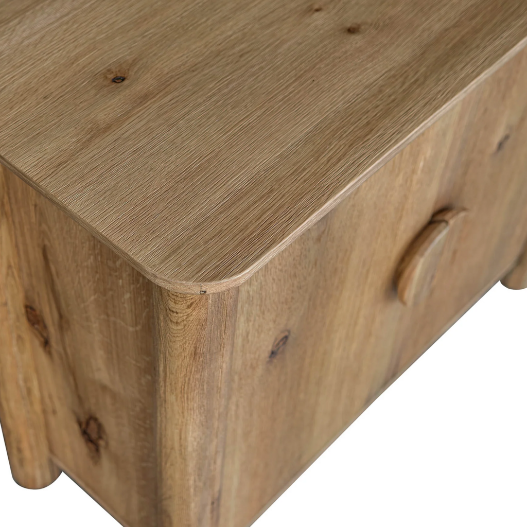 CANYON 2 DOOR CABINET OAK NATURAL