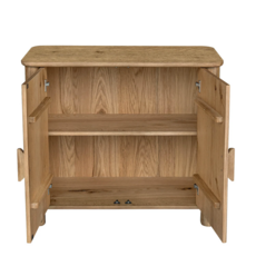 CANYON 2 DOOR CABINET OAK NATURAL
