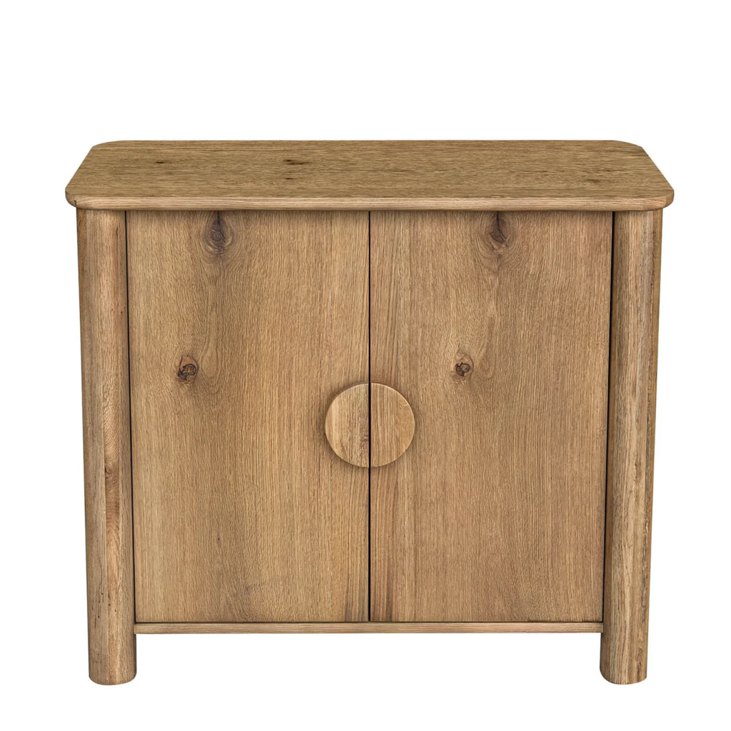 CANYON 2 DOOR CABINET OAK NATURAL