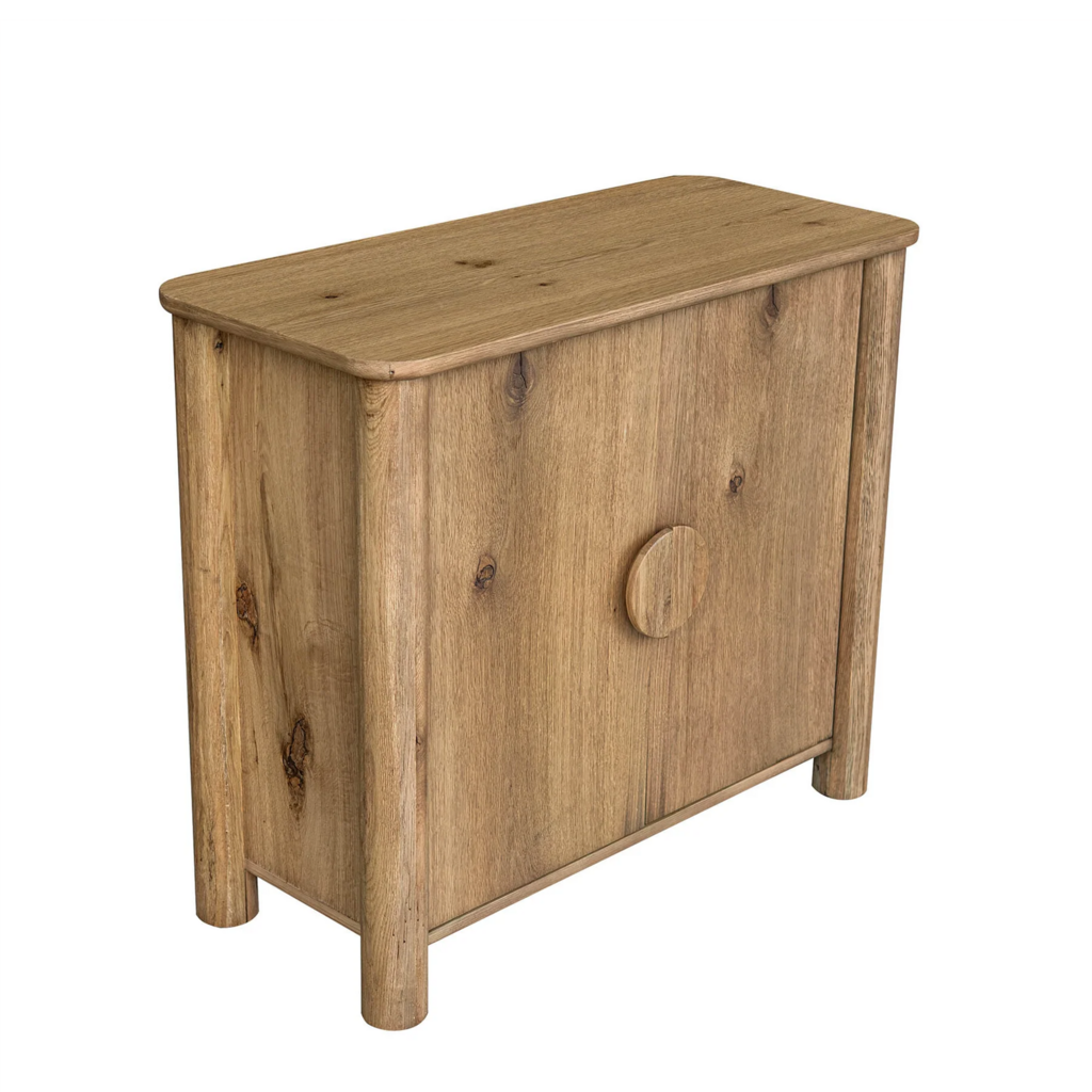 CANYON 2 DOOR CABINET OAK NATURAL