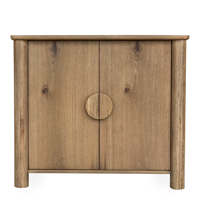 CANYON 2 DOOR CABINET OAK NATURAL