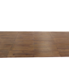 ISAAC EXTENSION DINING TABLE 71" TO  102" BROWN