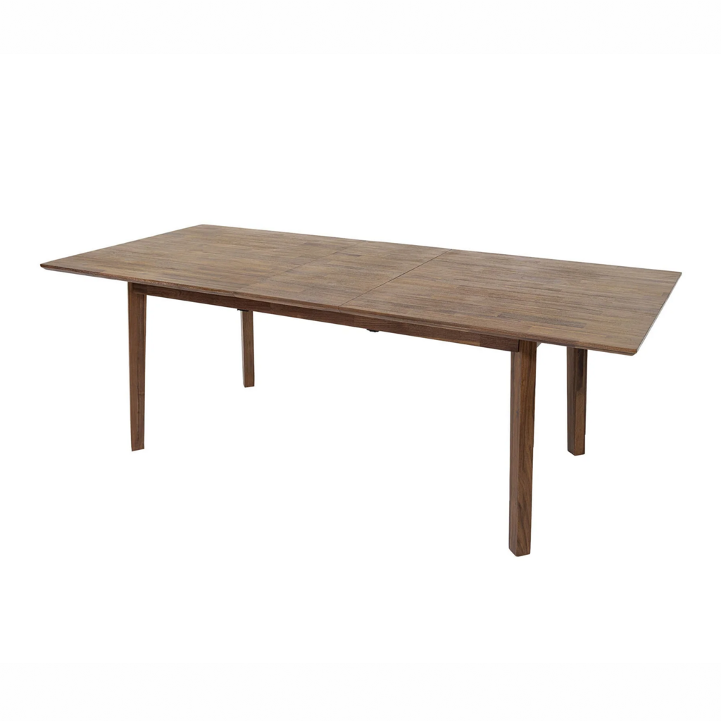 ISAAC EXTENSION DINING TABLE 71" TO  102" BROWN