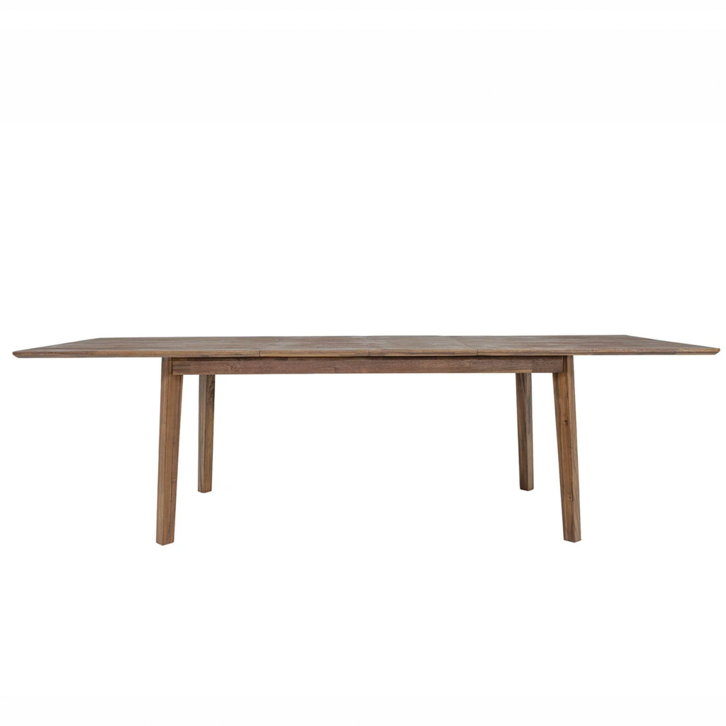 ISAAC EXTENSION DINING TABLE 71" TO  102" BROWN