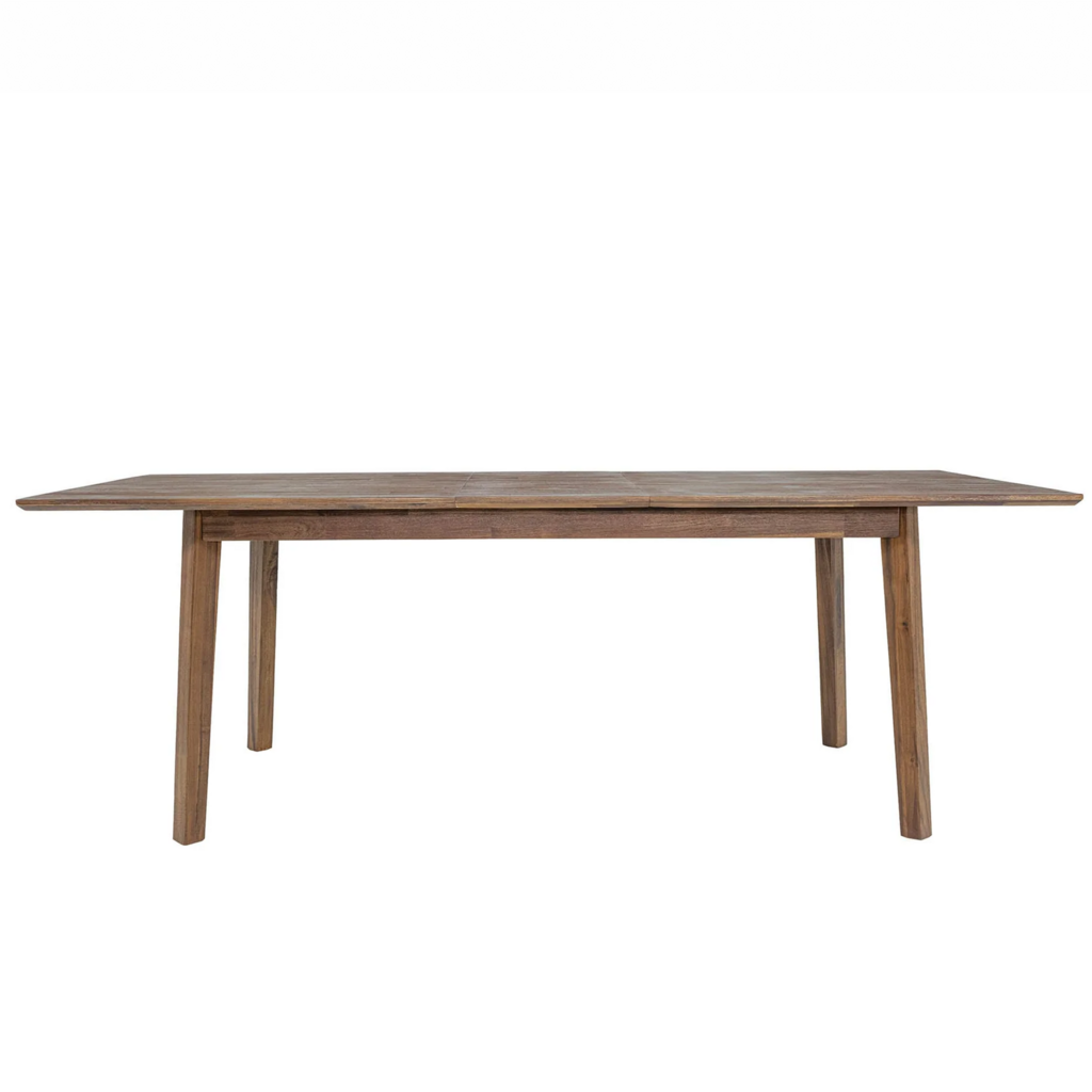 ISAAC EXTENSION DINING TABLE 71" TO  102" BROWN