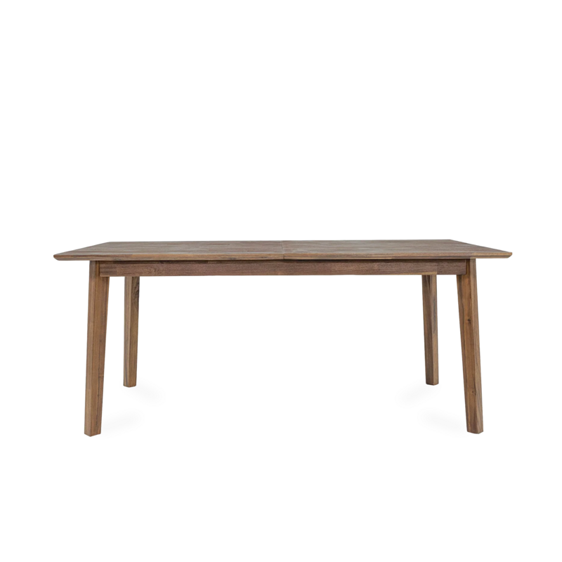 ISAAC EXTENSION DINING TABLE 71" TO  102" BROWN