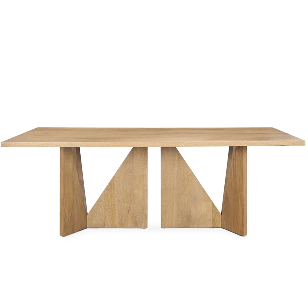 ETIQUETTE DINING TABLE 84" NATURAL
