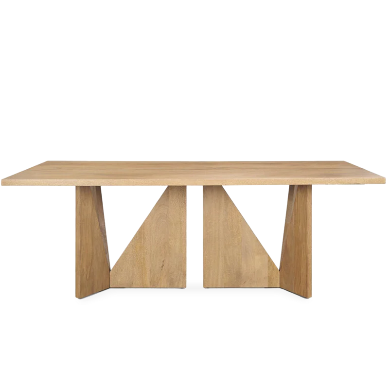 ETIQUETTE DINING TABLE 84" NATURAL