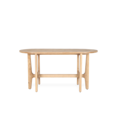ODIN OVAL DINING TABLE-DESK 59.5" NATURAL