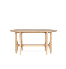 ODIN OVAL DINING TABLE-DESK 59.5" NATURAL