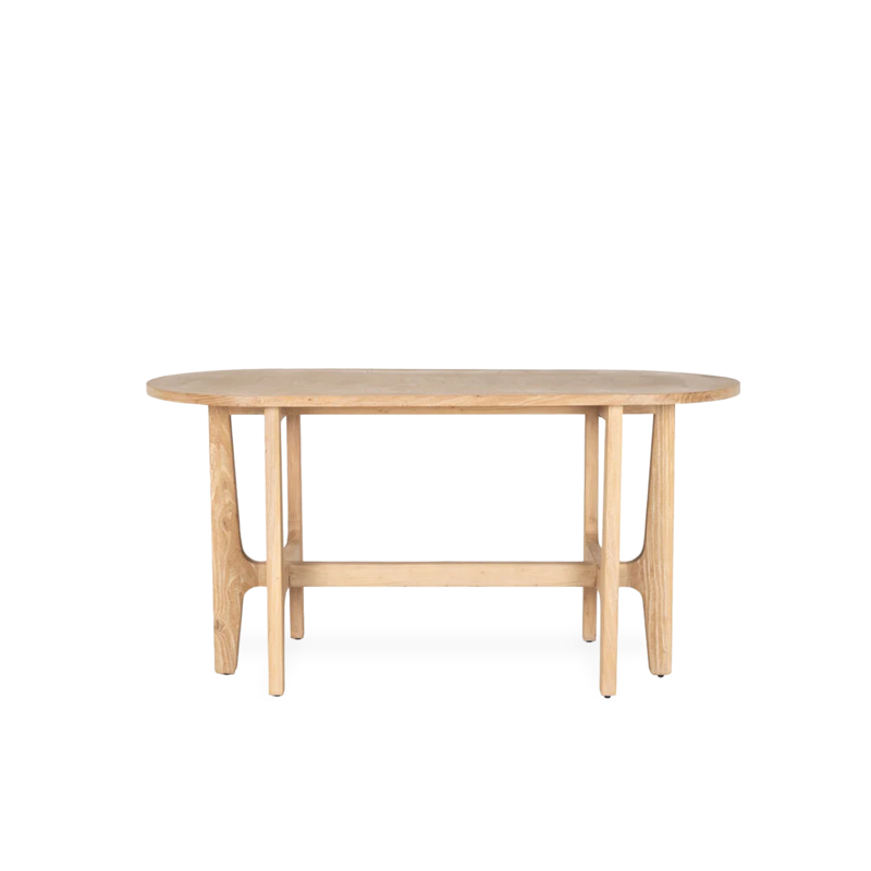 ODIN OVAL DINING TABLE-DESK 59.5" NATURAL