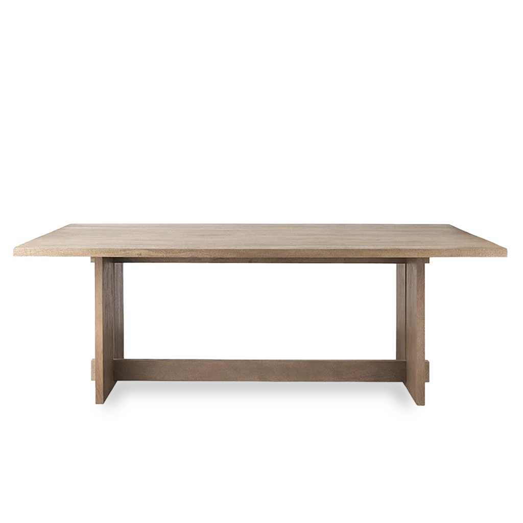 ARRIVAL DINING TABLE 84" SMOKED