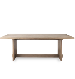 ARRIVAL DINING TABLE 84" SMOKED
