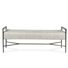 SEASIDE BENCH TAUPE AND GREY