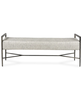 SEASIDE BENCH TAUPE AND GREY