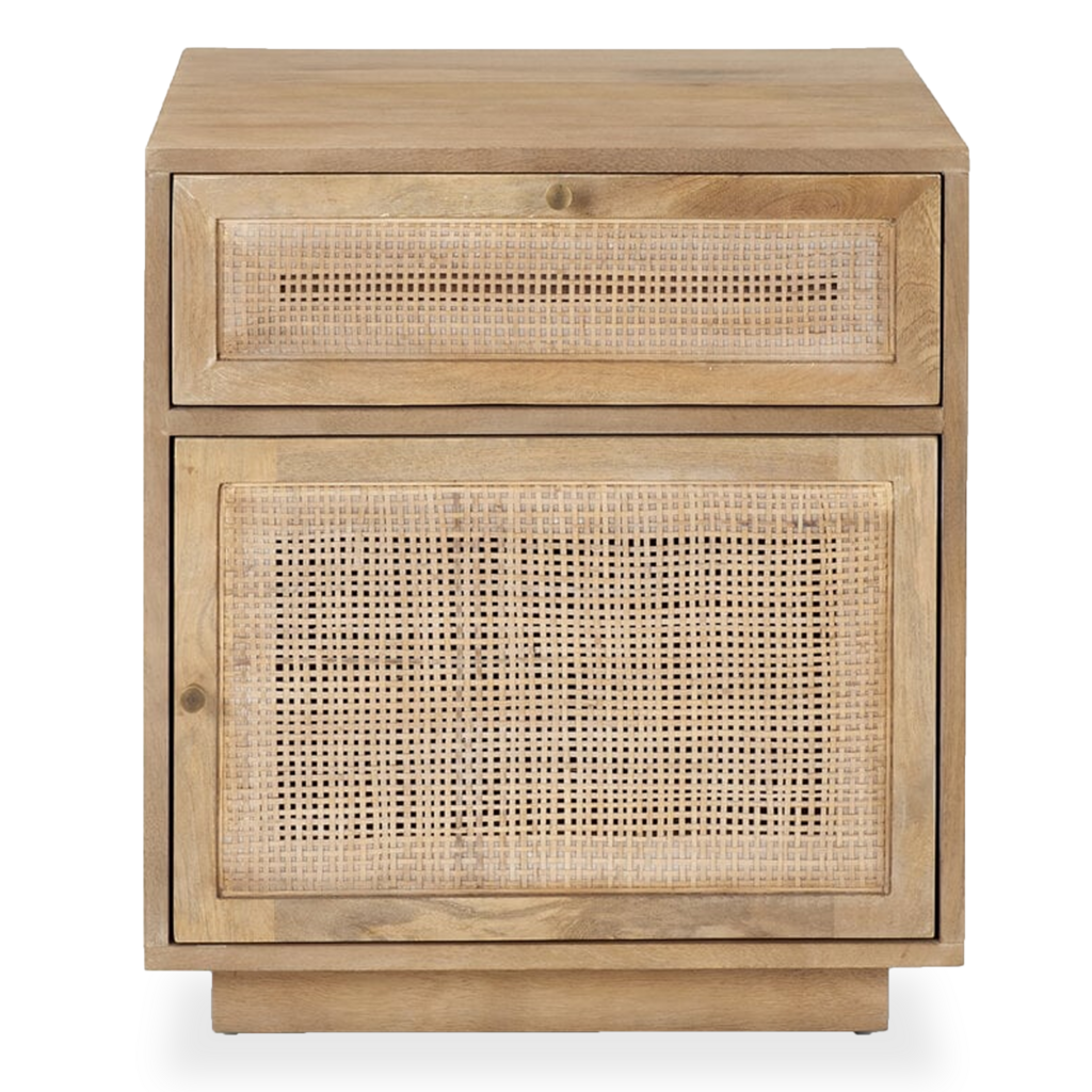 VILLA SIDE TABLE CANE NATURAL