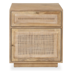 VILLA SIDE TABLE CANE NATURAL