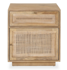 VILLA SIDE TABLE CANE NATURAL