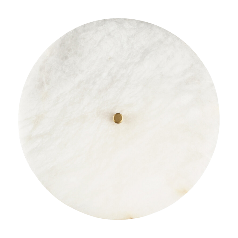 ELEMENT ROUND WALL SCONCE ALABASTER
