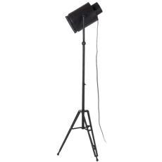 HOLLYWOOD FLOOR LAMP METAL BLACK