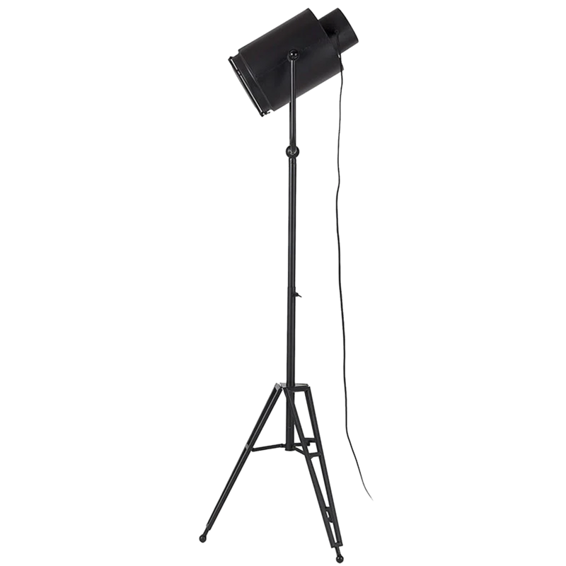 HOLLYWOOD FLOOR LAMP METAL BLACK