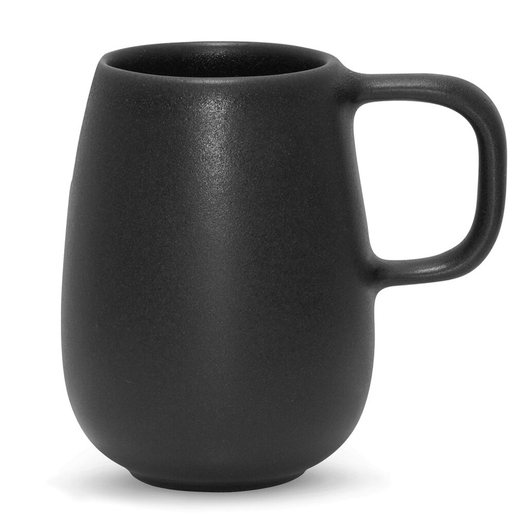 UNO MUG STONEWARE BLACK