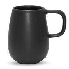 UNO MUG STONEWARE BLACK