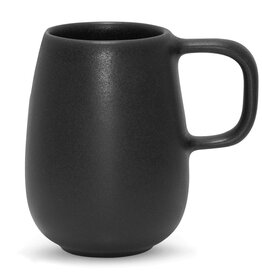 UNO MUG STONEWARE BLACK