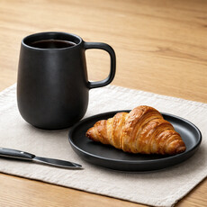 UNO MUG STONEWARE BLACK