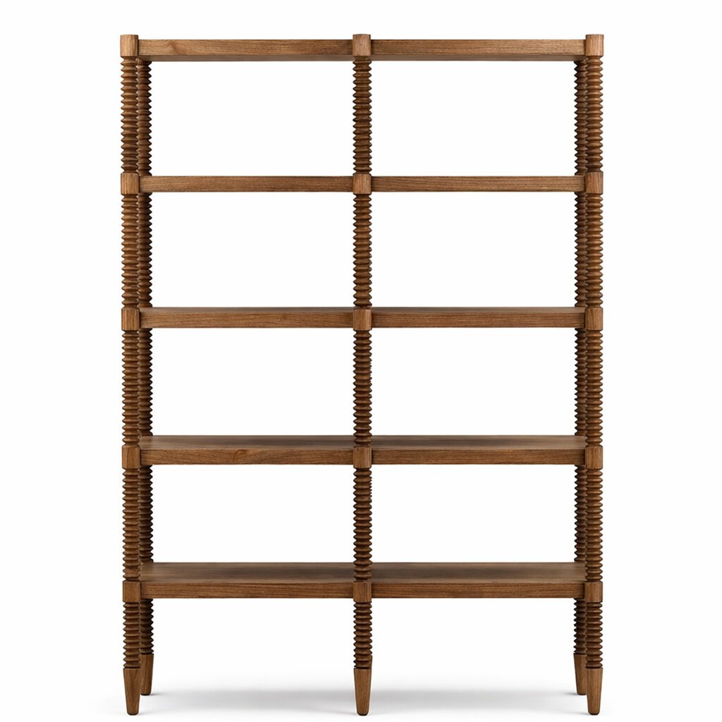 THREADLINE DISPLAY AND BOOK SHELF