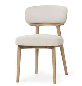 RENZO DINING CHAIR IVORY