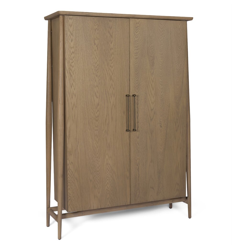 HOLLIS 2-DOOR CABINET OAK
