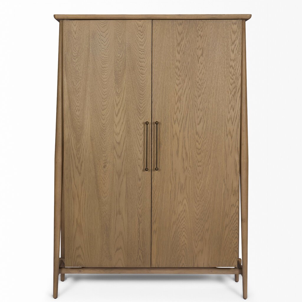 HOLLIS 2-DOOR CABINET OAK