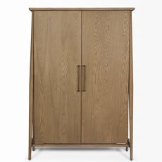 HOLLIS 2-DOOR CABINET OAK