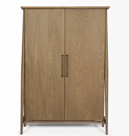 HOLLIS 2-DOOR CABINET OAK