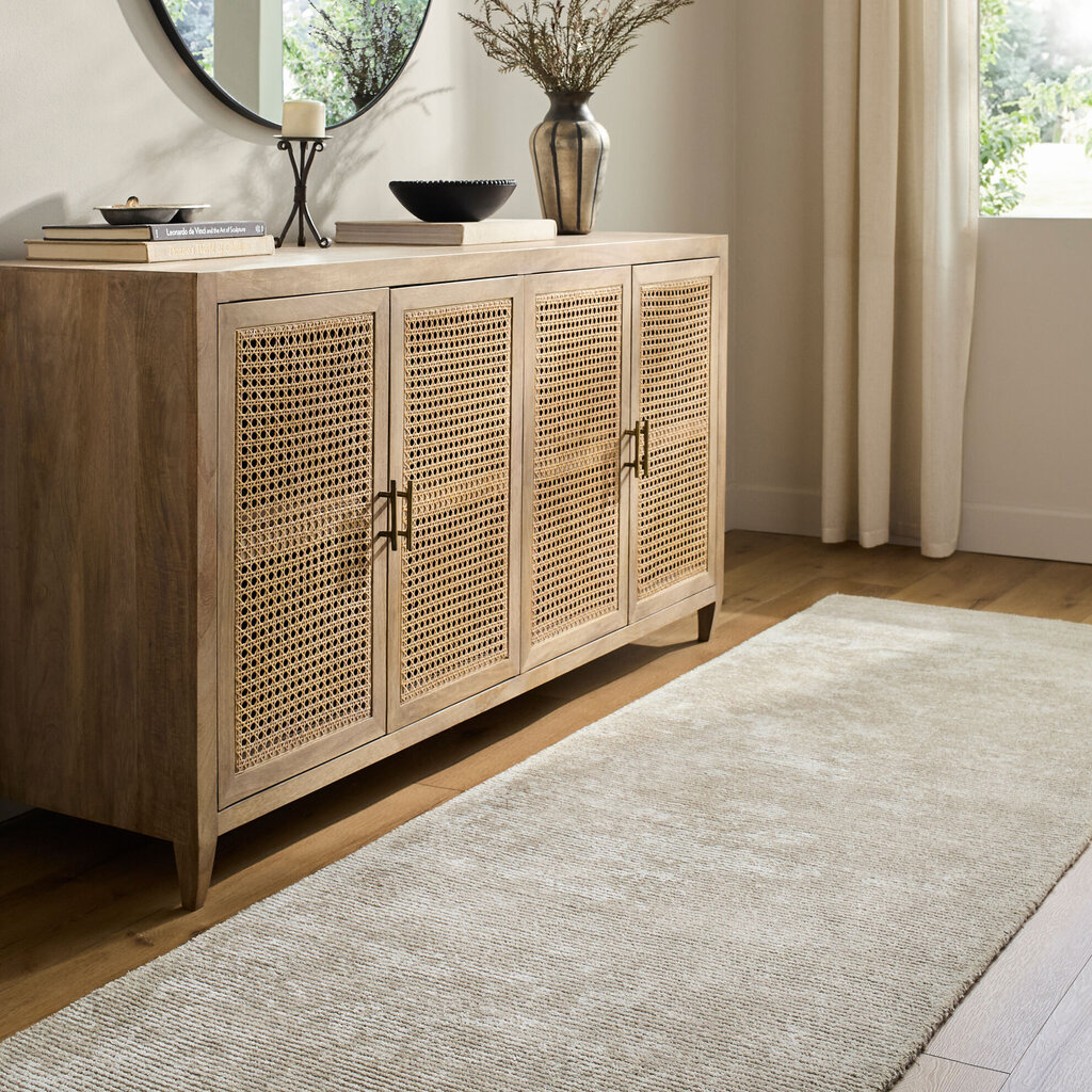 REMERGE RIBBED RUNNER 3' X 10' SAND