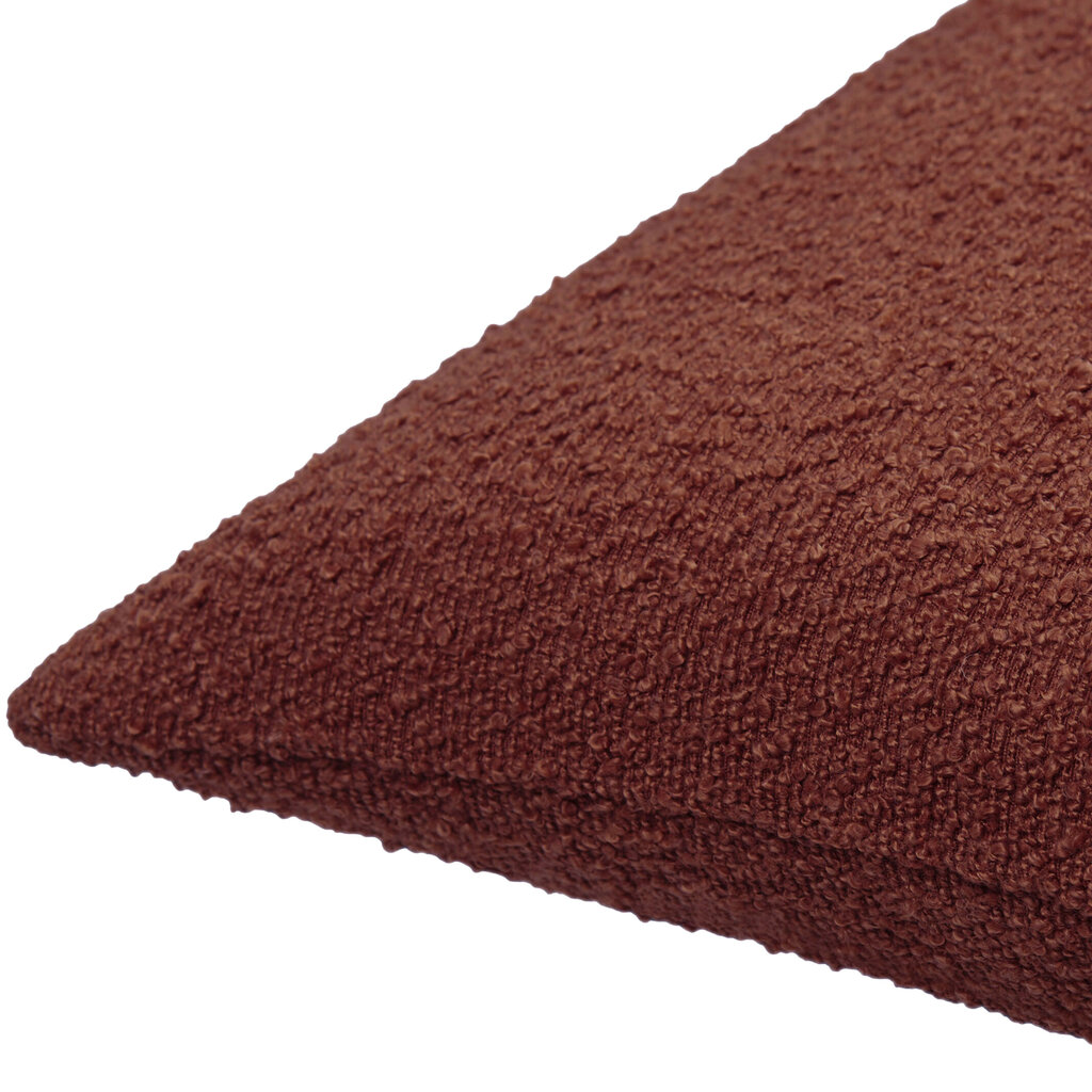 TEXTURAL PILLOW  DOWN FILLED 22" BRICK RED
