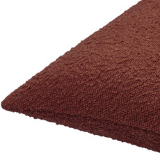 TEXTURAL PILLOW  DOWN FILLED 22" BRICK RED