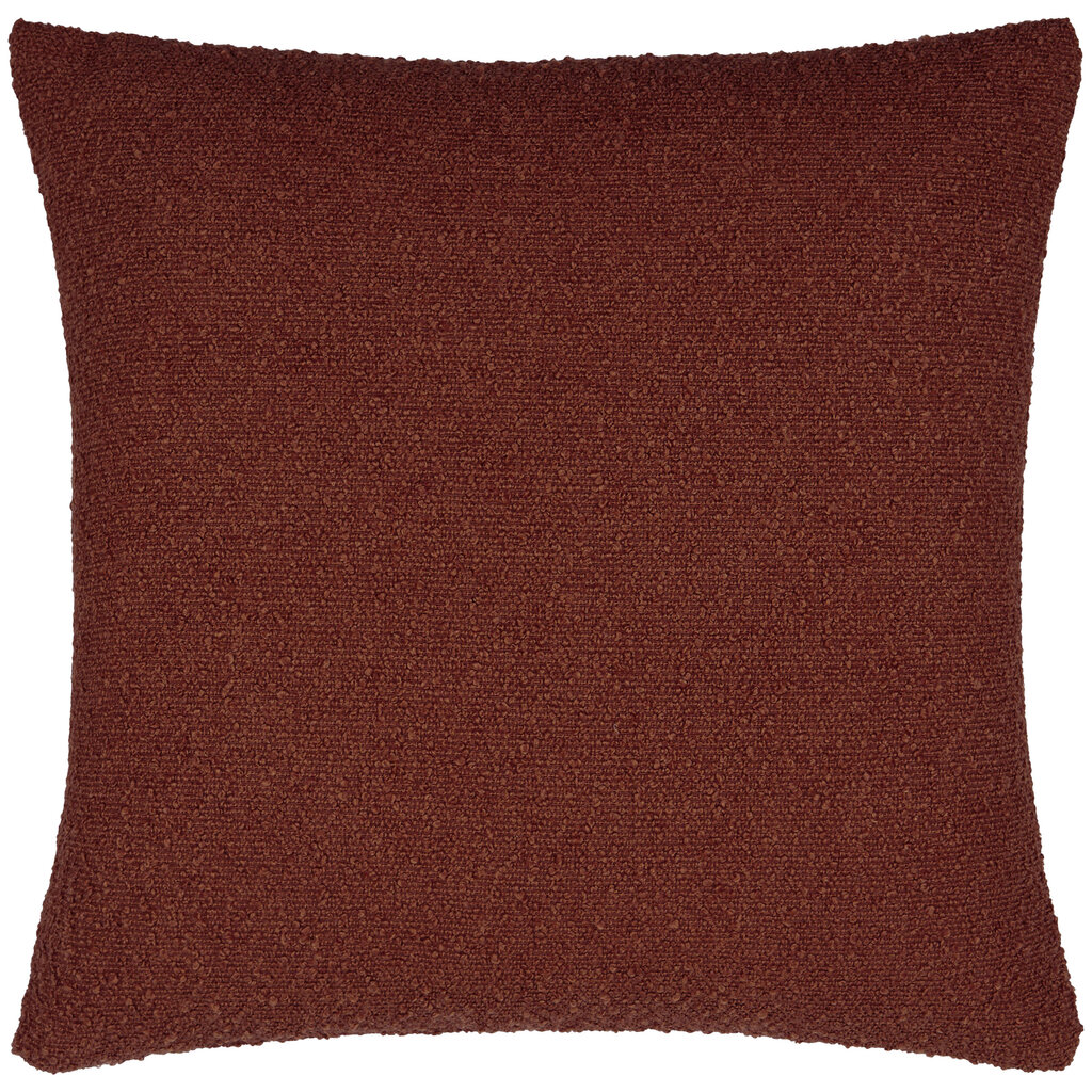 TEXTURAL PILLOW  DOWN FILLED 22" BRICK RED