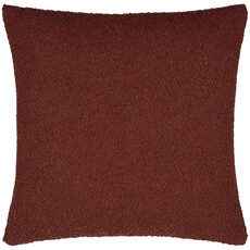 TEXTURAL PILLOW  DOWN FILLED 22" BRICK RED