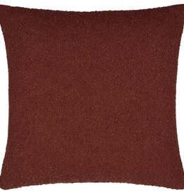 TEXTURAL PILLOW  DOWN FILLED 22" BRICK RED