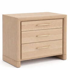 SOLAIRE 3-DRAWER NIGHTSTAND LARGE 28.5"
