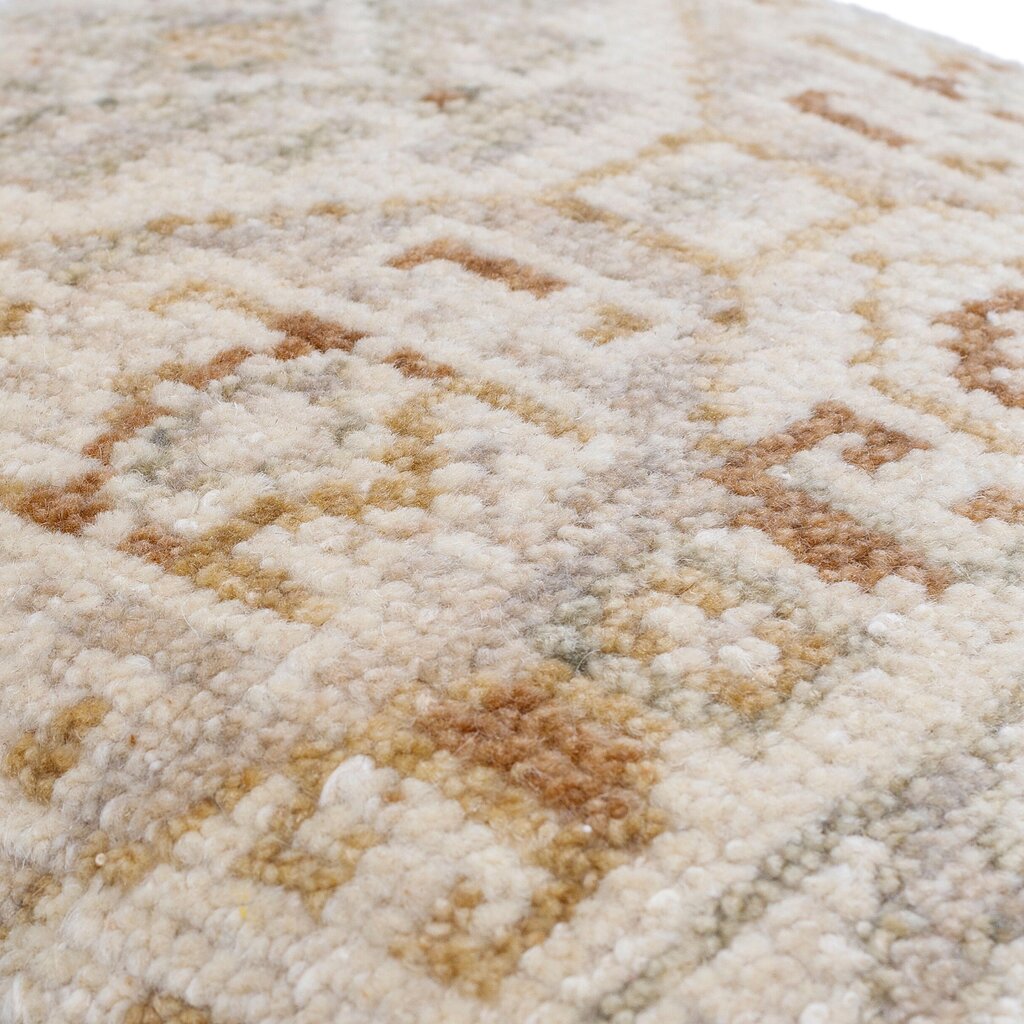 TAPESTRY DOWN FILLED PILLOW 20" NATURAL RUST GREY