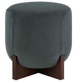 MALKIN OTTOMAN GREY-BLUE