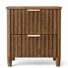 BRETON 2 DRAWER SIDE TABLE