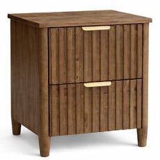 BRETON 2 DRAWER SIDE TABLE