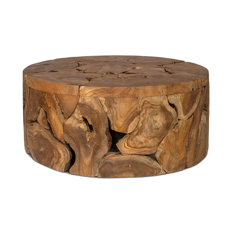 MAXIM TEAK ROOT COFFEE TABLE