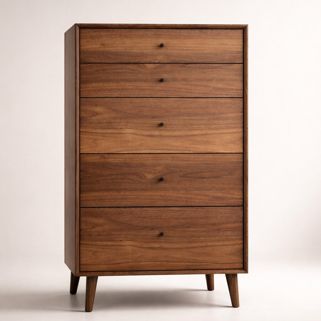 HERMAN 5 DRAWER CHEST By HUPPE